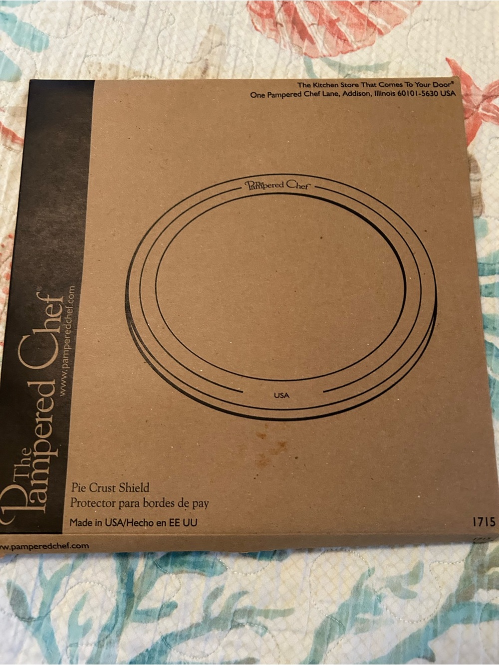 Pampered Chef Pie Crust Shield